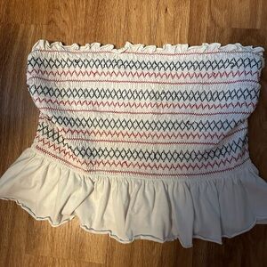 Red, White, Blue Crop Top